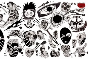 obito uschiha tattoo idea