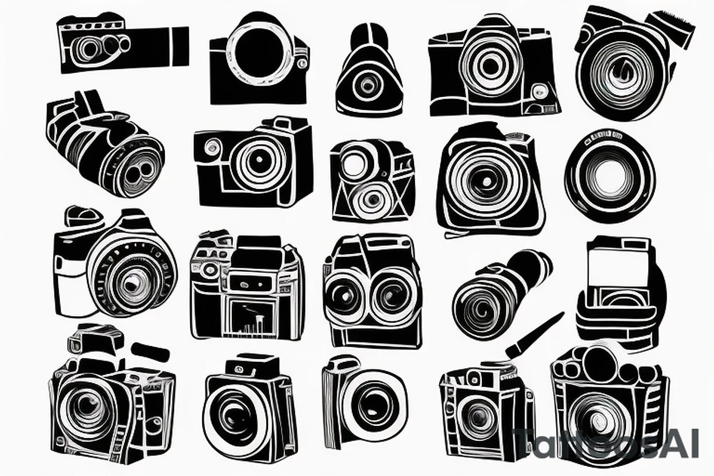vx-1000 camera tattoo idea