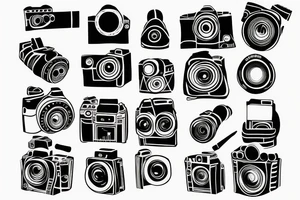 vx-1000 camera tattoo idea