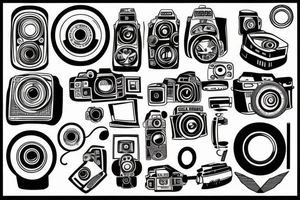 vx-1000 camera tattoo idea