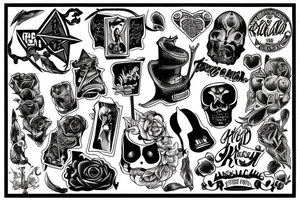 A tattoo based on the album The Musical Stylings of Henry Riddell tattoo idea