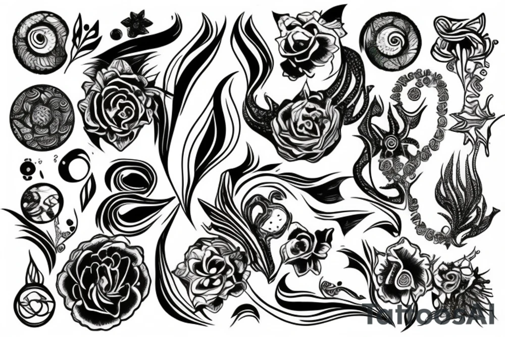 psychedelic rock tattoo idea