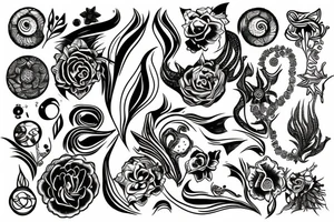 psychedelic rock tattoo idea