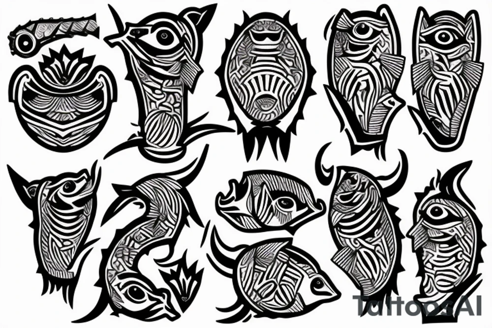 a tuna fish tattoo idea