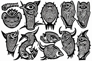 a tuna fish tattoo idea