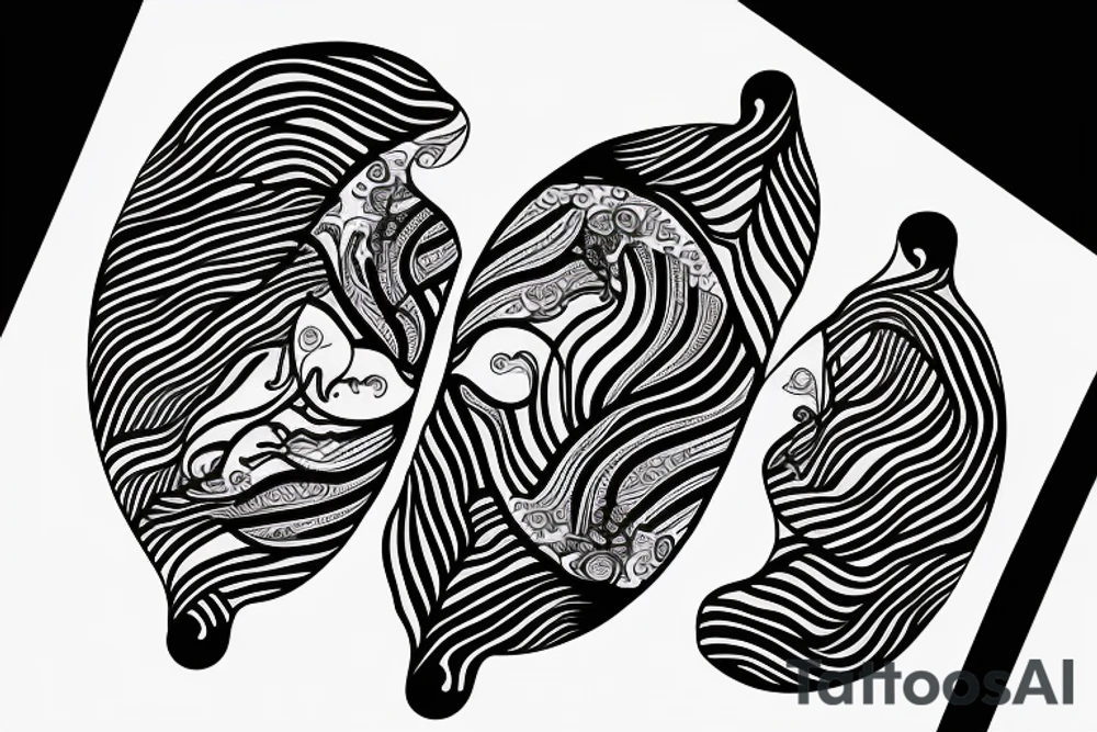 two killer whales forming together to create a yin yang tattoo idea two killer whales forming together to create a yin yang tattoo idea