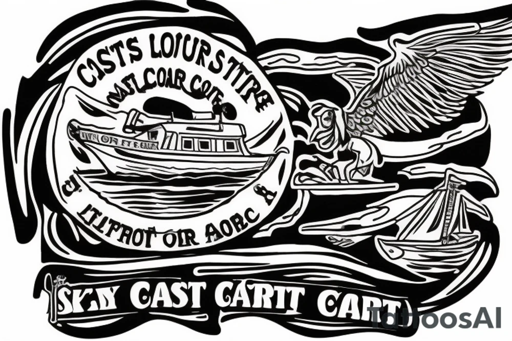 Coast Guard motor lifeboat tattoo idea