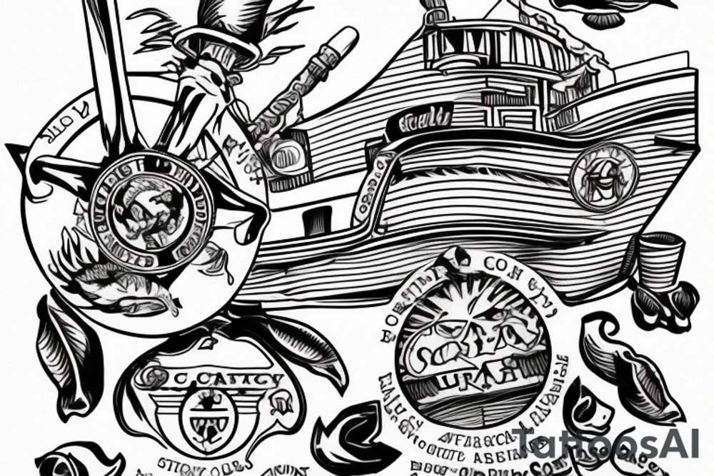 Coast Guard motor lifeboat tattoo idea