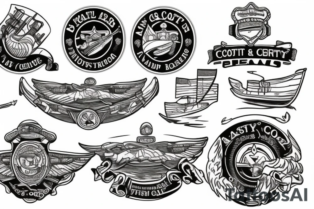 Coast Guard motor lifeboat tattoo idea