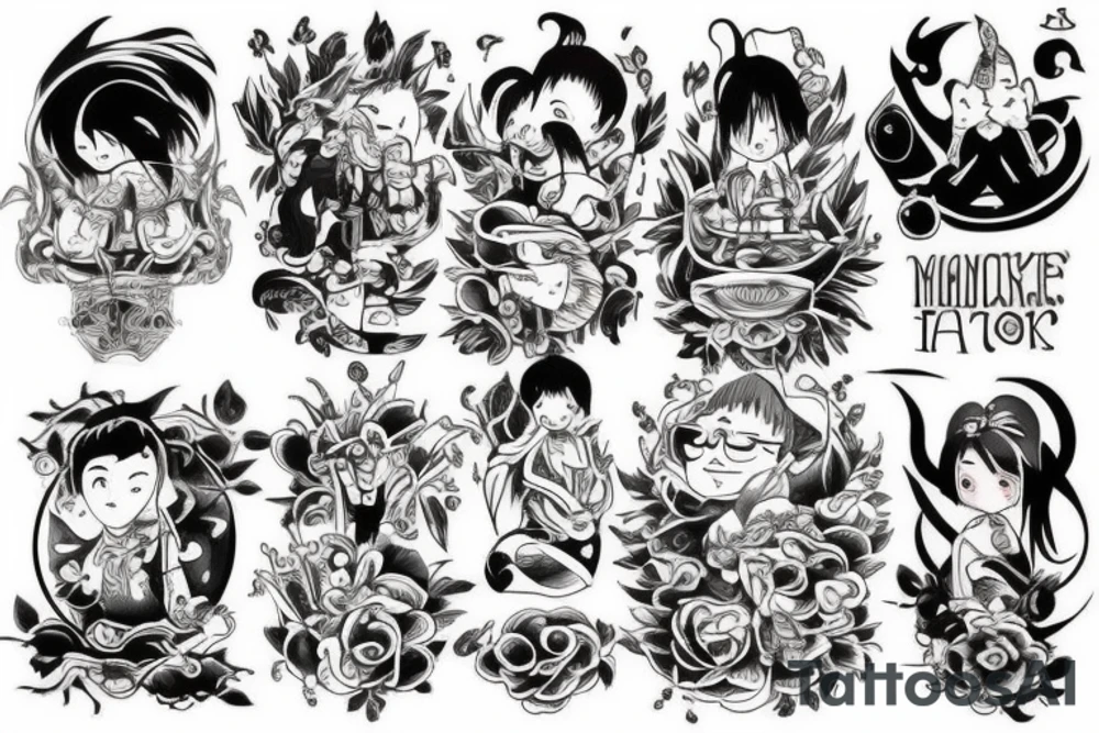 tattoos family with name mangku tattoo idea