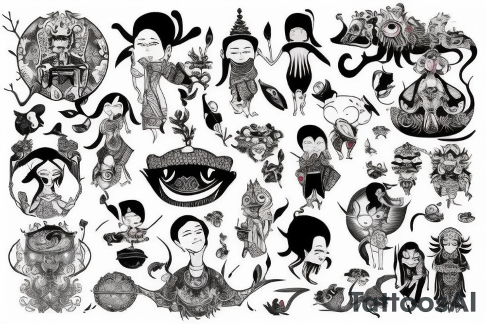 javanese tatto mangku’s family tattoo idea