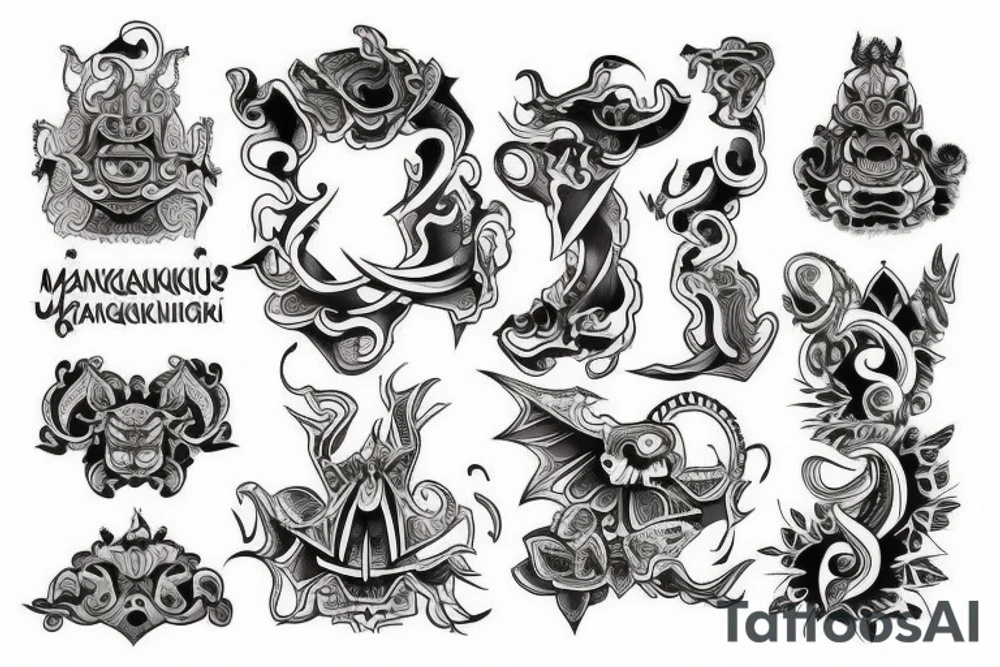 javanese tatto with word “mangku” tattoo idea