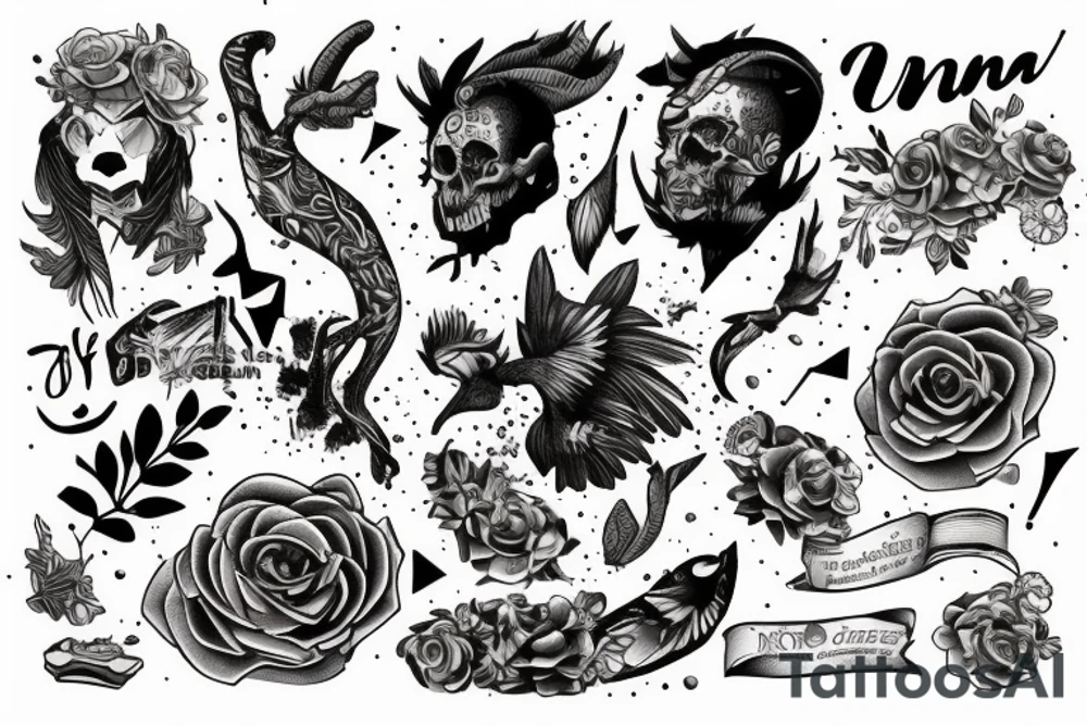 Un Ovni sobre una cueva tattoo idea