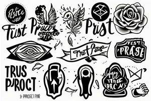Trust the process tattoo idea