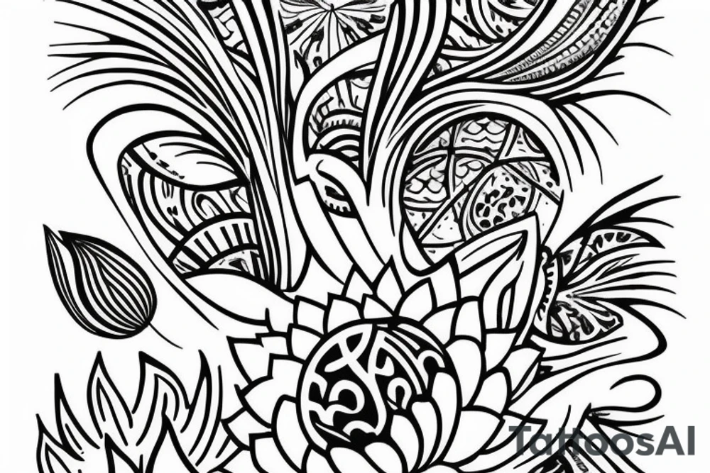 lotus flower tattoo design with the phrase "manifest your dreams" incorporated into the design, representing her belief in manifestation. tattoo idea
