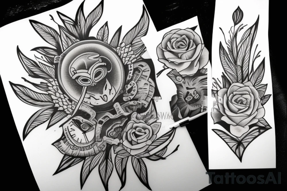 My Love Alok tattoo idea