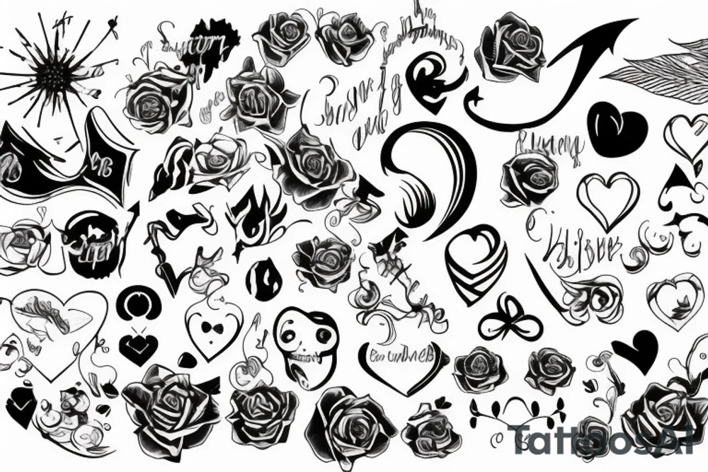 My Love Alok tattoo idea
