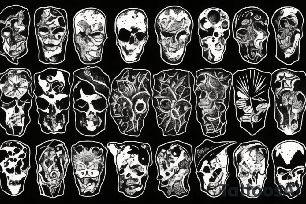 Atomic blast end of world tattoo idea