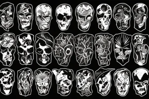 Atomic blast end of world tattoo idea