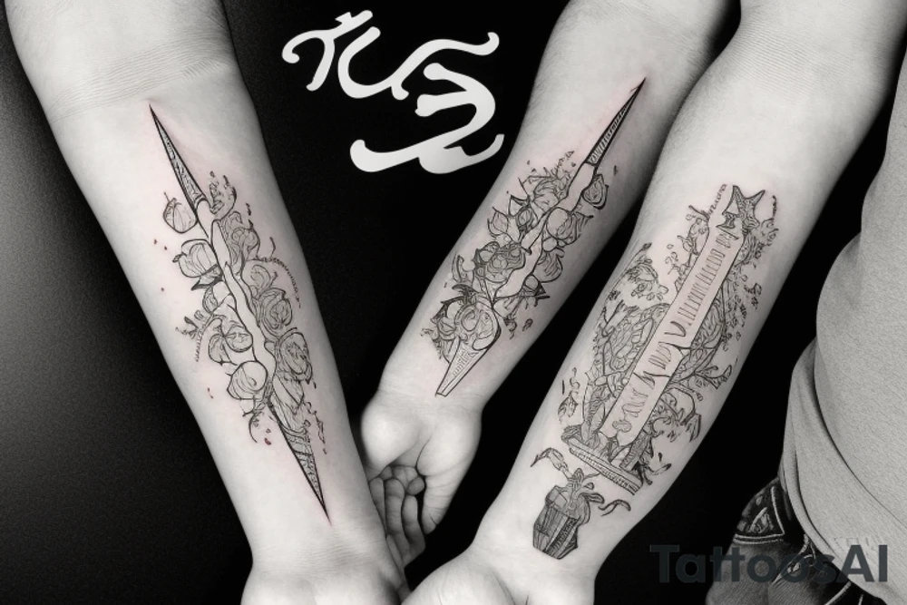 Names tattoo idea