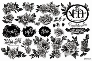 Names tattoo idea