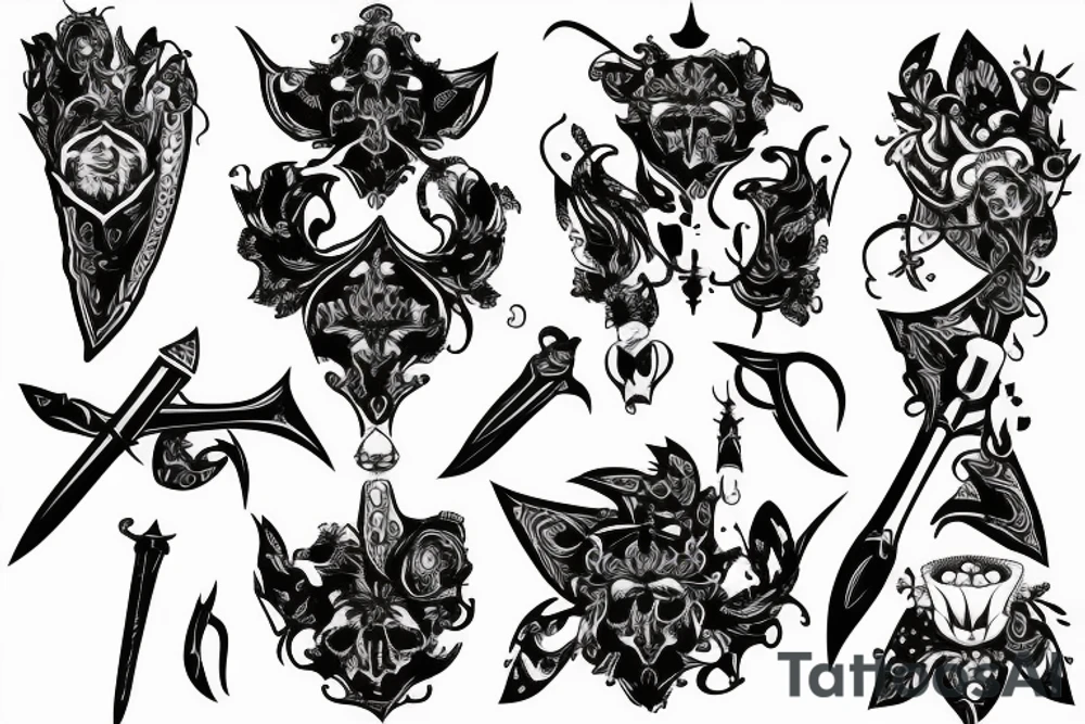 Dagger tattoo idea