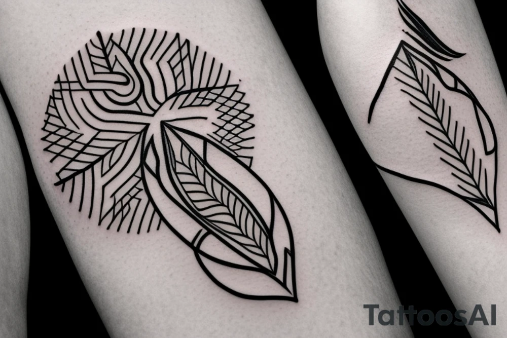 Focus arrow tattoo idea
