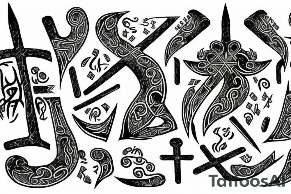Runes tattoo idea