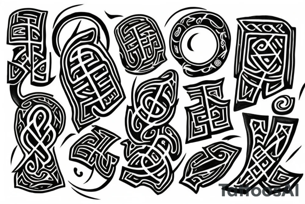 Runes tattoo idea