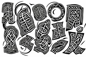 Runes tattoo idea
