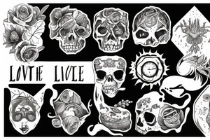 Place to live on the earth tattoo idea