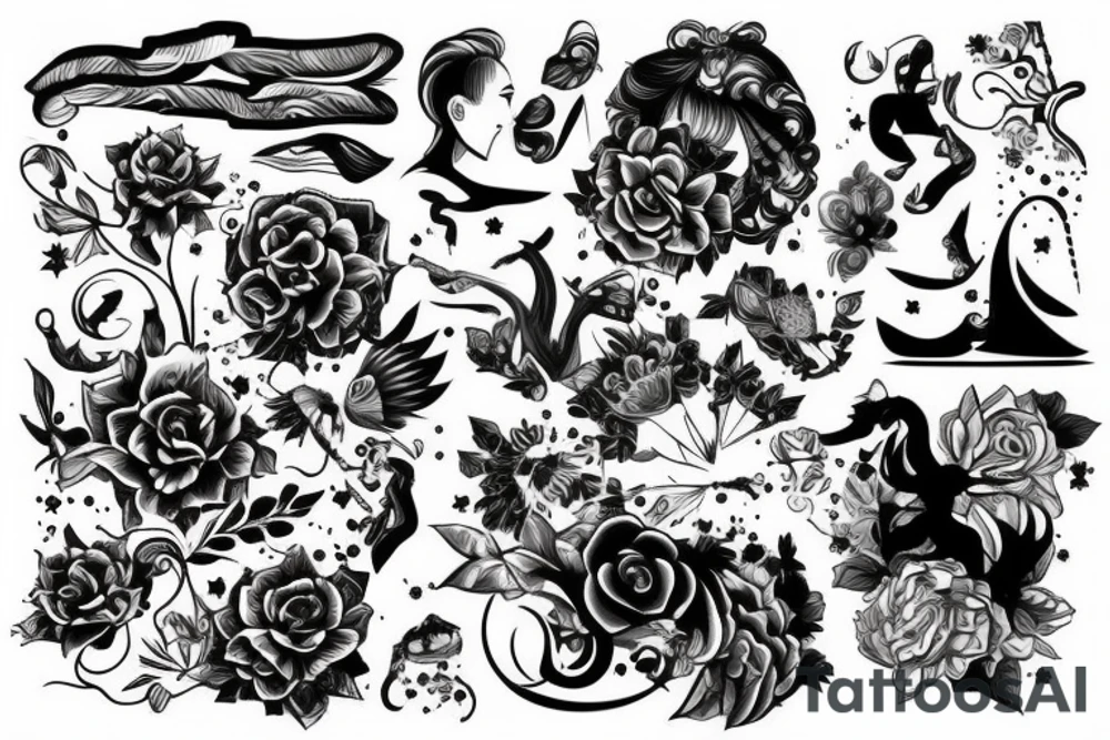 Маска дьявола tattoo idea
