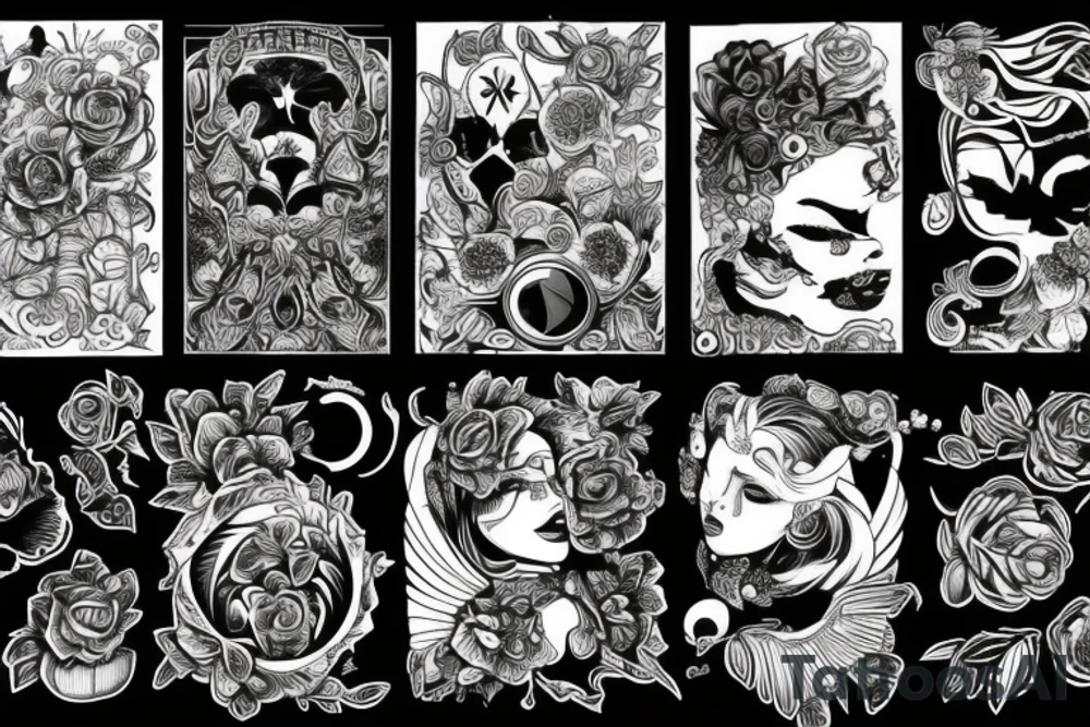 Маска дьявола tattoo idea