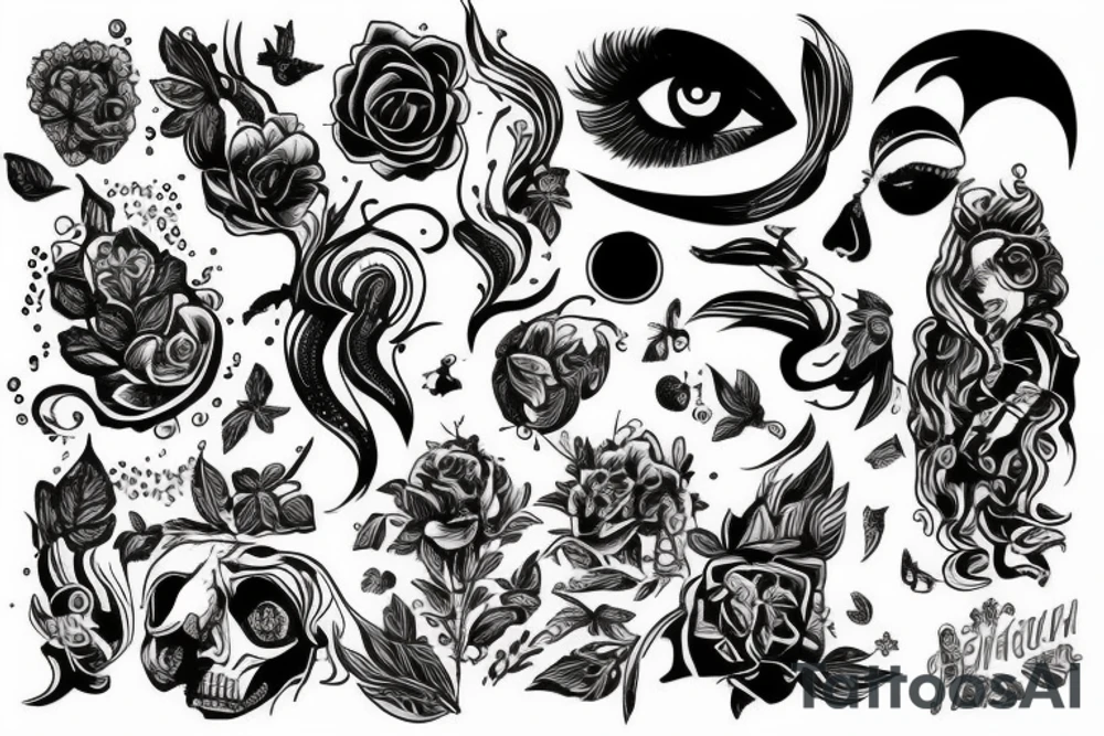 Маска дьявола tattoo idea