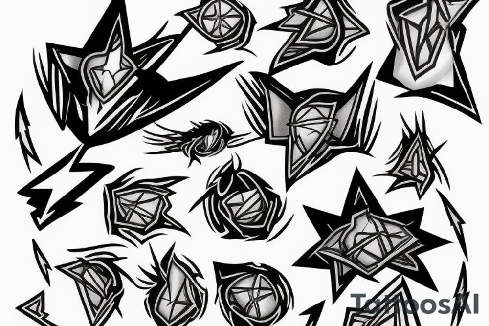 Lightning tattoo idea