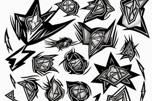 Lightning tattoo idea