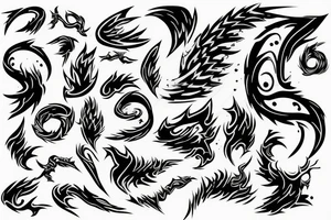 Lightning tattoo idea