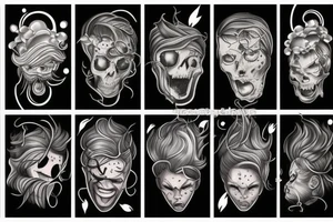 Thunder storm tattoo idea