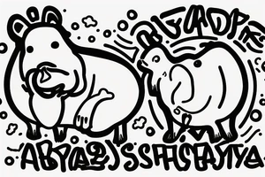 capybara taking a shit tattoo idea