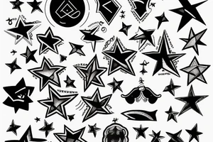 Libra star sign tattoo idea