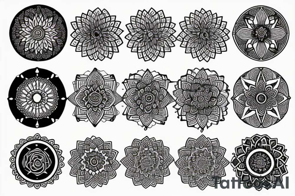 mandala tattoo idea