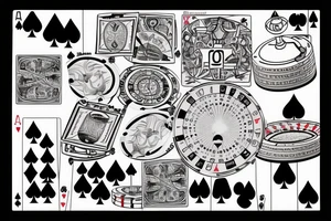 Physics and poker tattoo idea