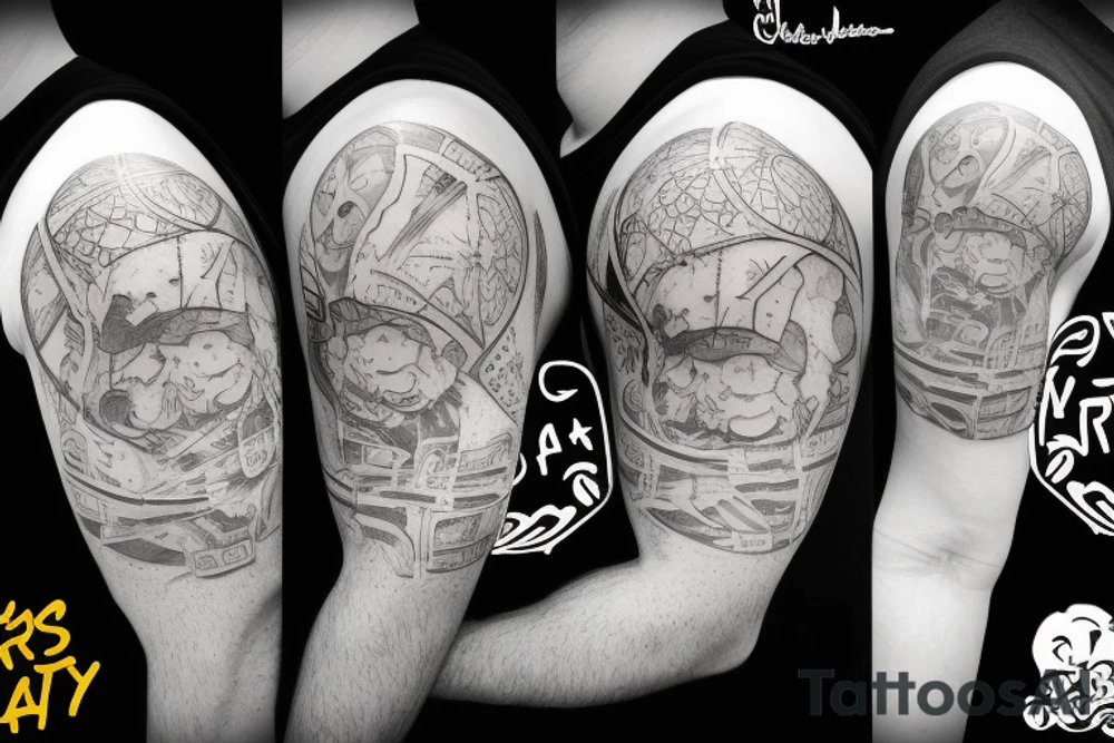 Father and 2 sons tattoo idea