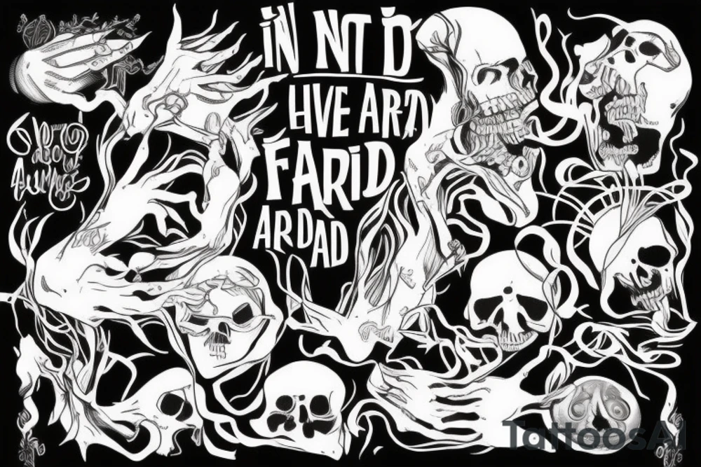 im not afraid of dying. im afraid ov not to have lived tattoo idea