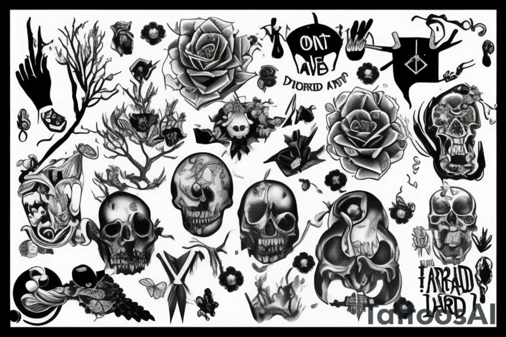 im not afraid of dying. im afraid ov not to have lived tattoo idea