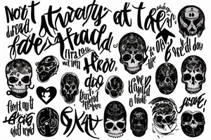 im not afraid of dying. im afraid not to have lived tattoo idea