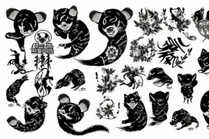 HoneyBadger tattoo idea