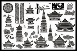 Travelling Asia while in your 20s tattoo idea