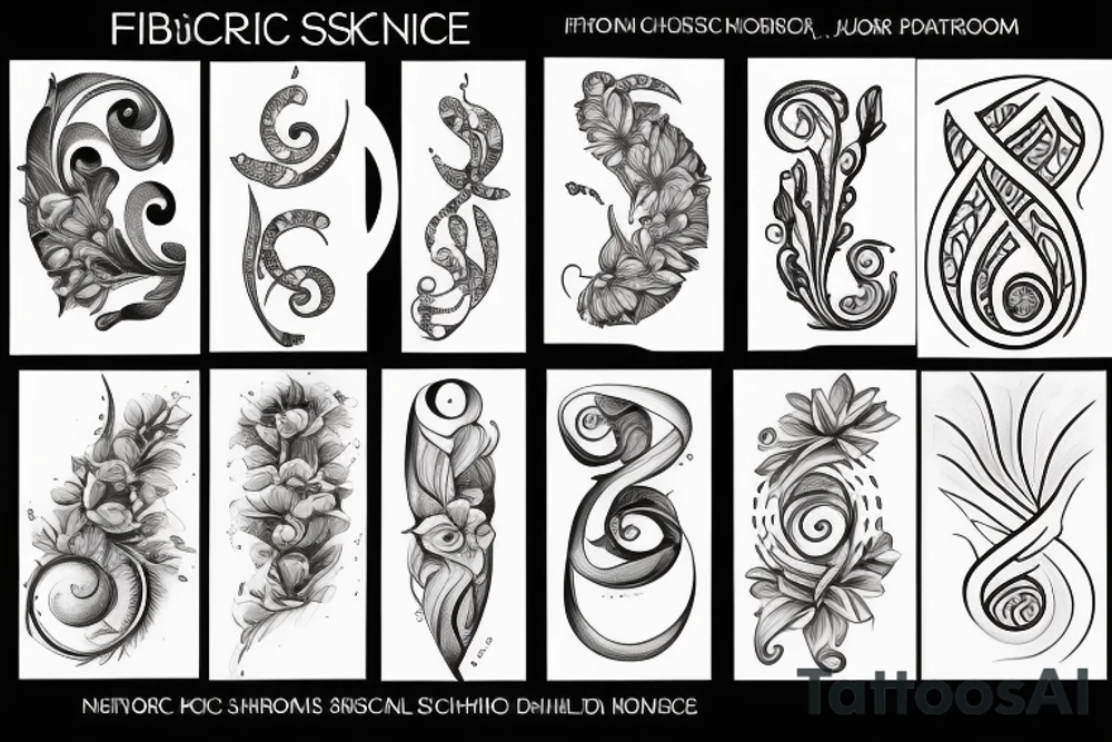 Fibonacci sequence tattoo idea