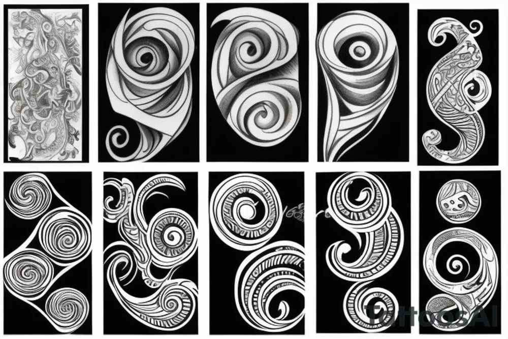 Fibonacci sequence tattoo idea